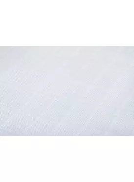 Bambus stofble - hvid 46/46 cm